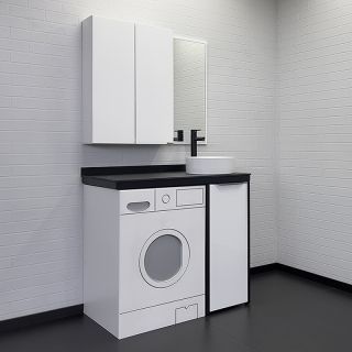 Тумба с раковиной Comforty Лозанна 00-00013800 100 см Белый